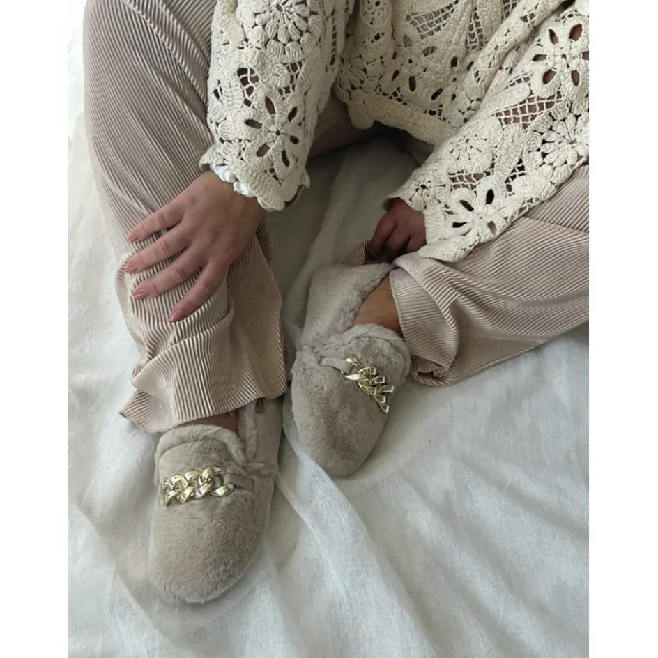 Copenhagen Shoes Hjemmesko*JOY - BEIGE Joyhomeslipper beige