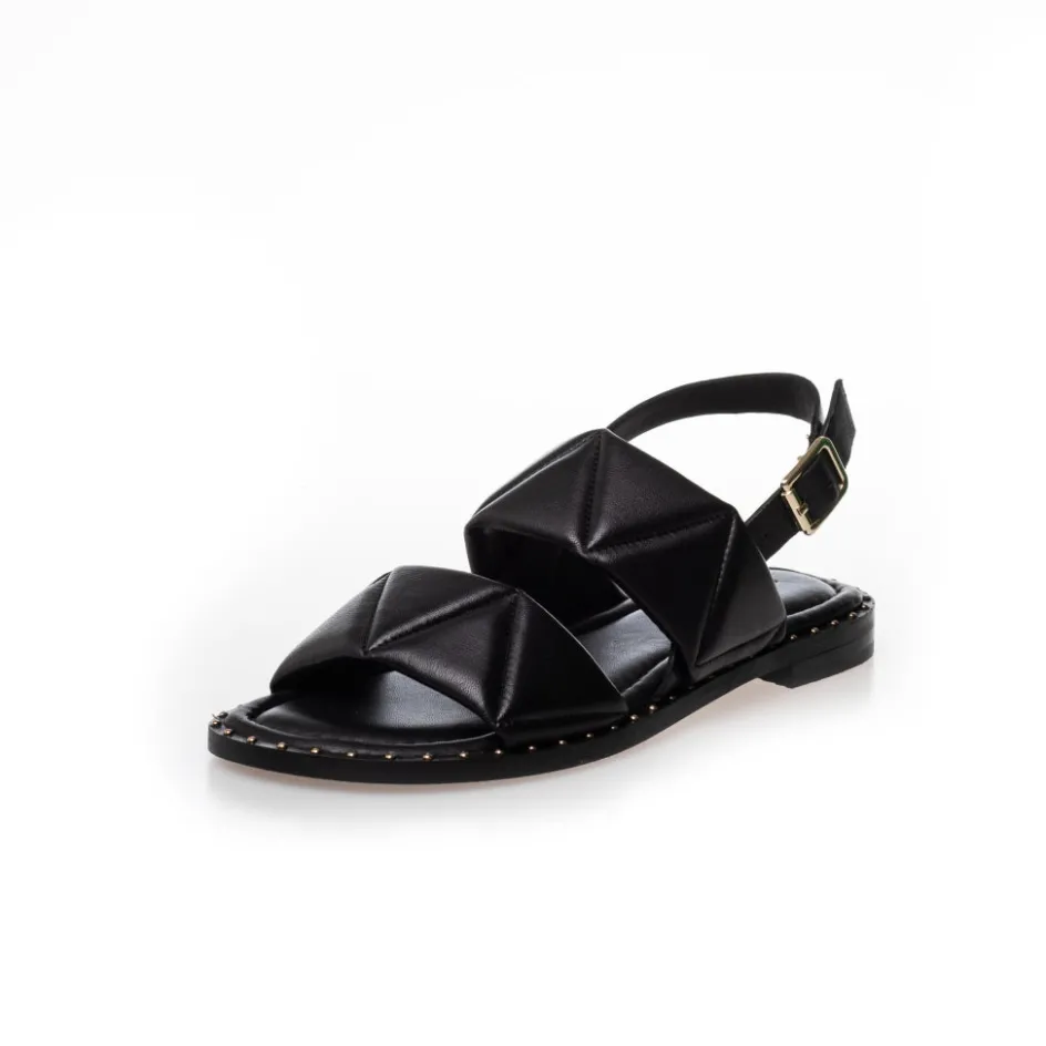 Copenhagen Shoes Flade Sandaler*JUST BECAUSE - BLACK Justbecause sandal black