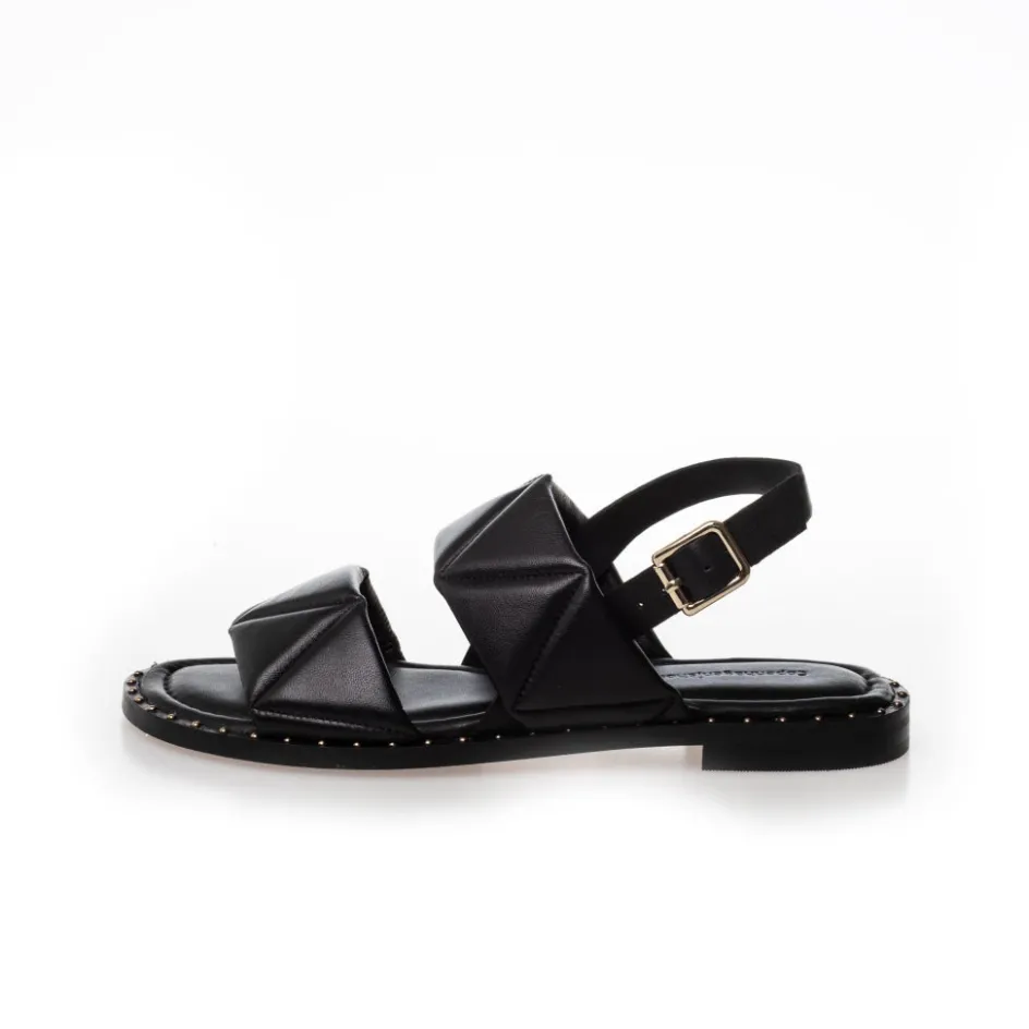 just_because__black_3.webp Copenhagen Shoes Flade Sandaler*JUST BECAUSE - BLACK Justbecause sandal black
