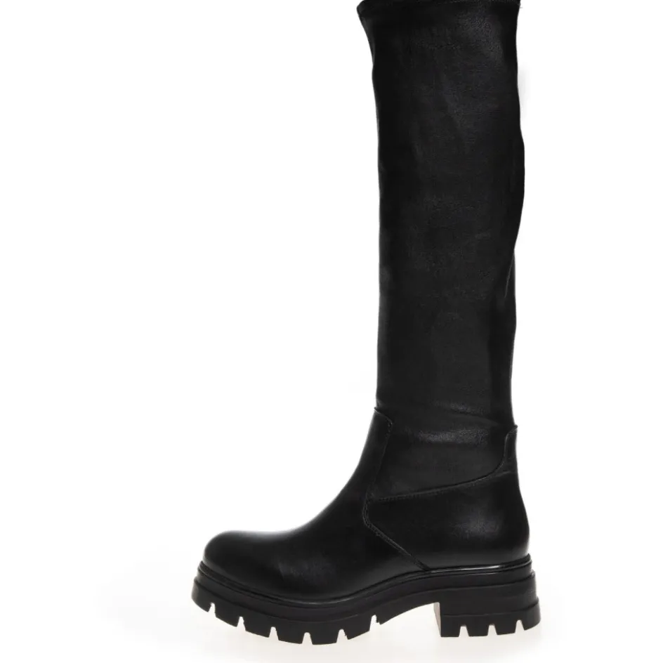just_me__black_7.webp Copenhagen Shoes Lange Støvler*JUST ME - Black