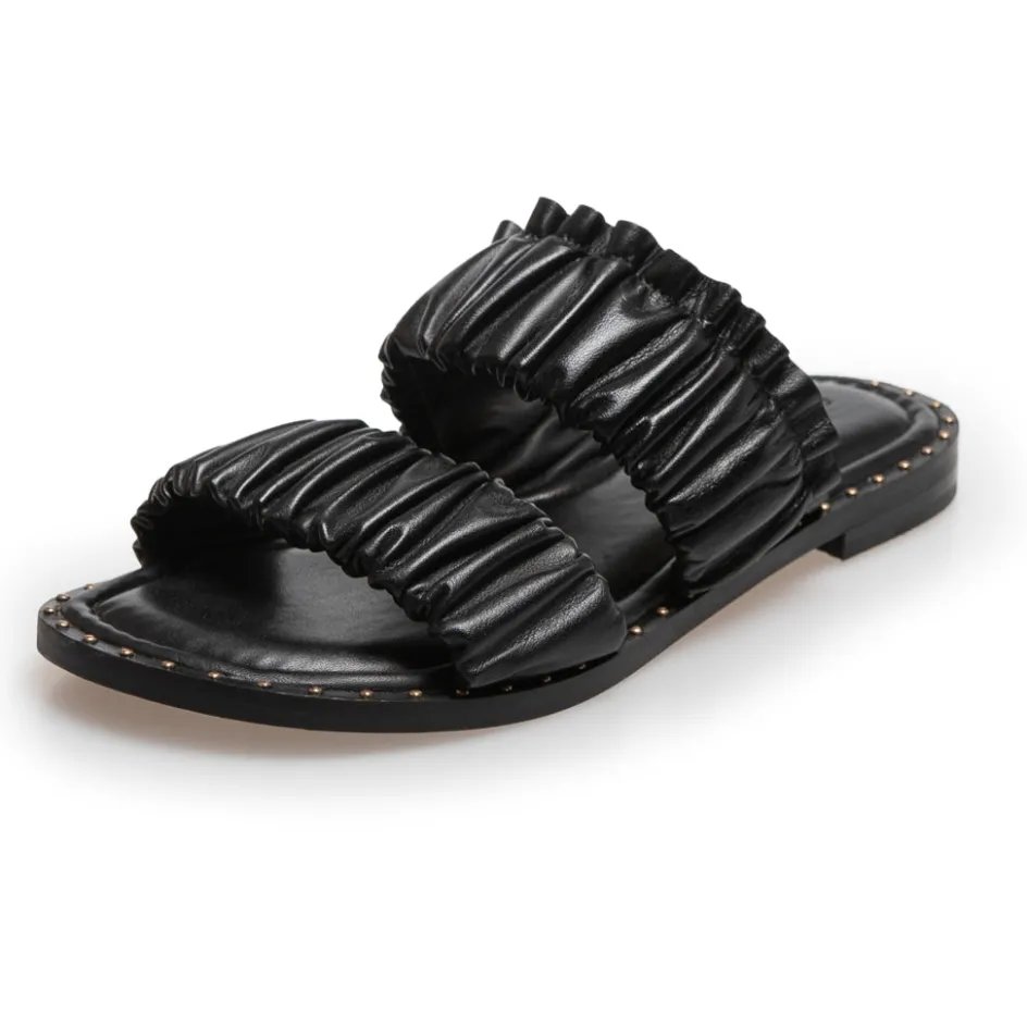 keep_up_girl__black_2.webp Copenhagen Shoes Flade Sandaler*KEEP UP GIRL - Black