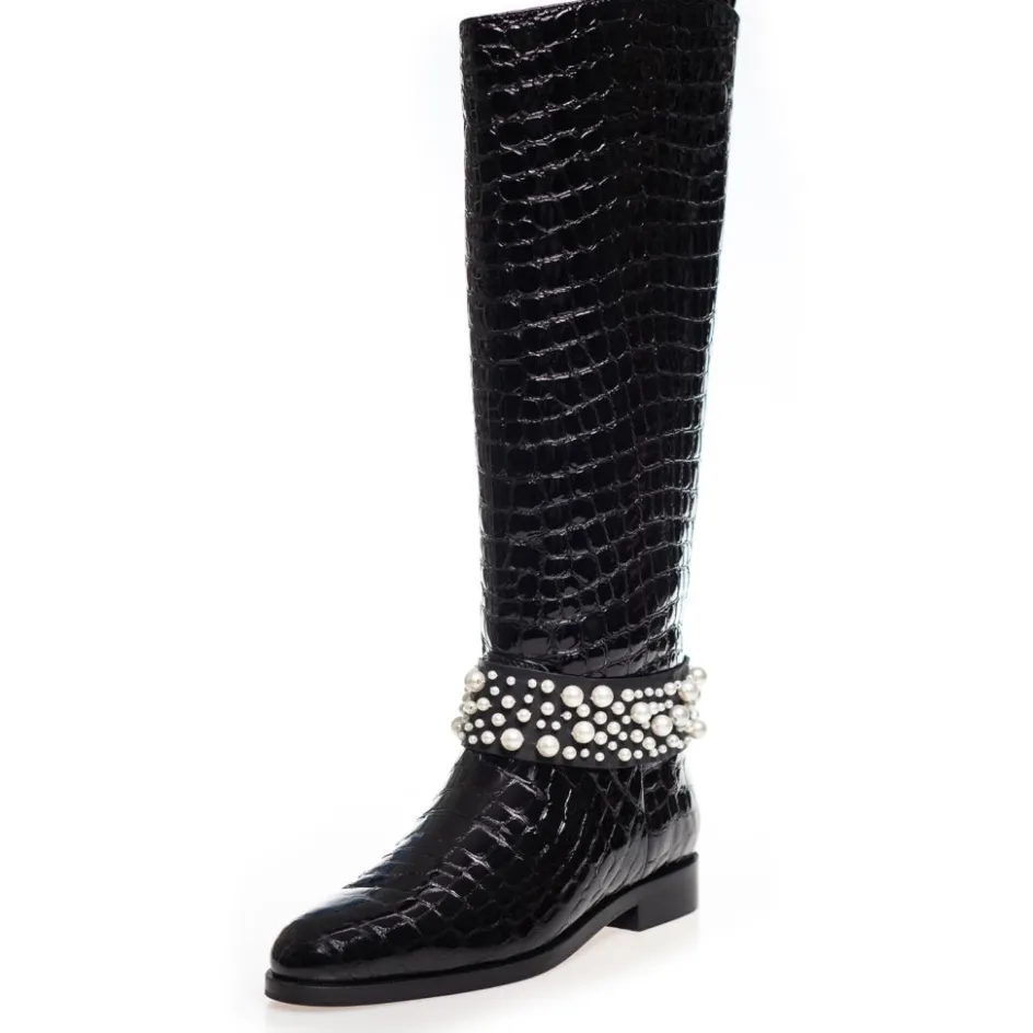 lady_boot__black_2.webp Copenhagen Shoes Lange Støvler*LADY BOOT - Black