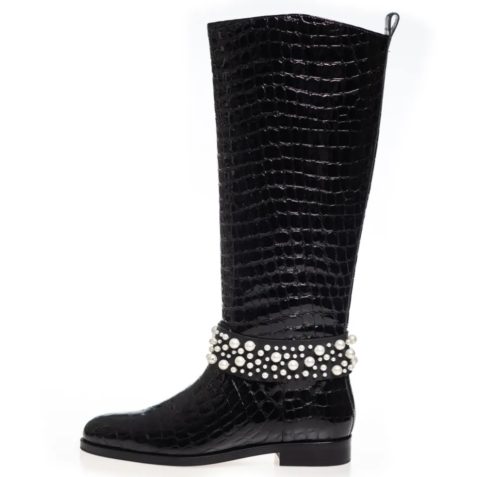 lady_boot__black_4.webp Copenhagen Shoes Lange Støvler*LADY BOOT - Black