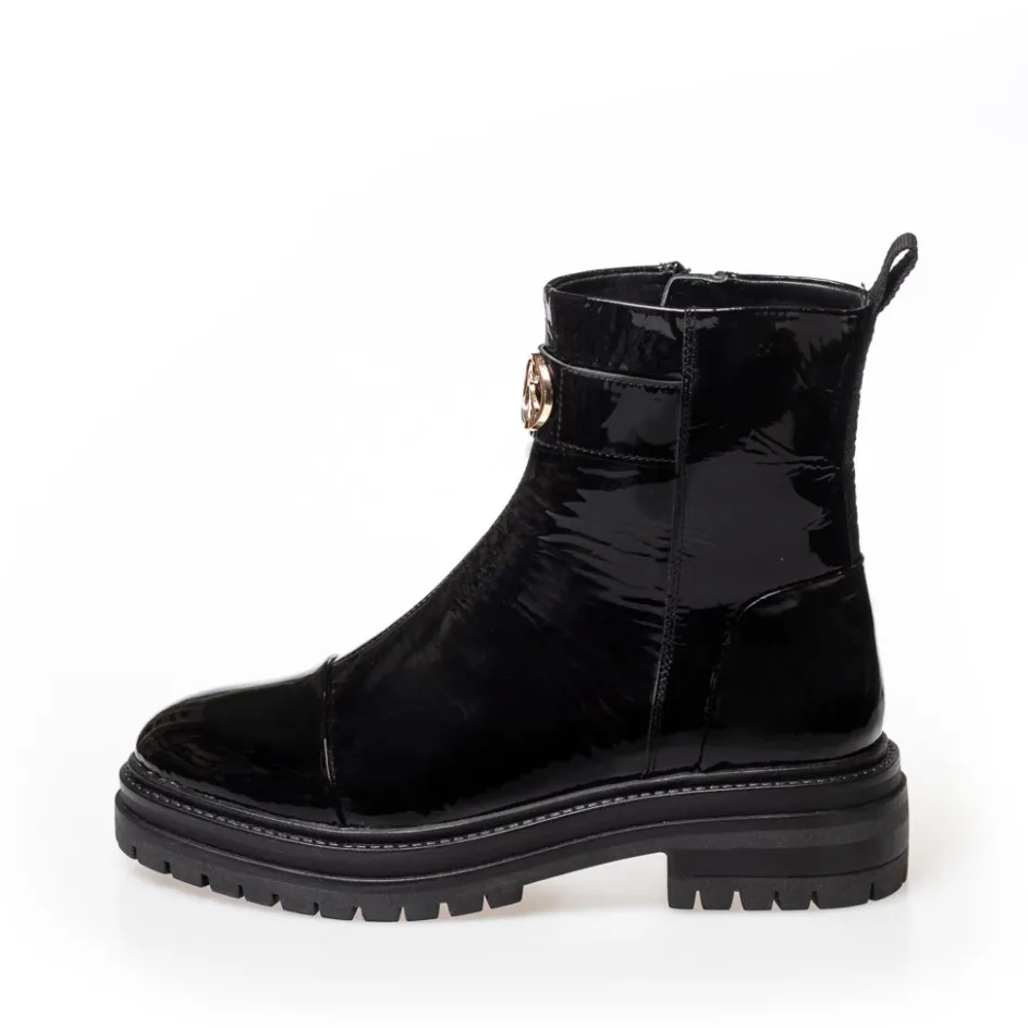 lady_boss_patent__black_patent_5.webp Copenhagen Shoes Ankelstøvler*LADY BOSS PATENT - Black Patent Ladyboss patent boot black patent