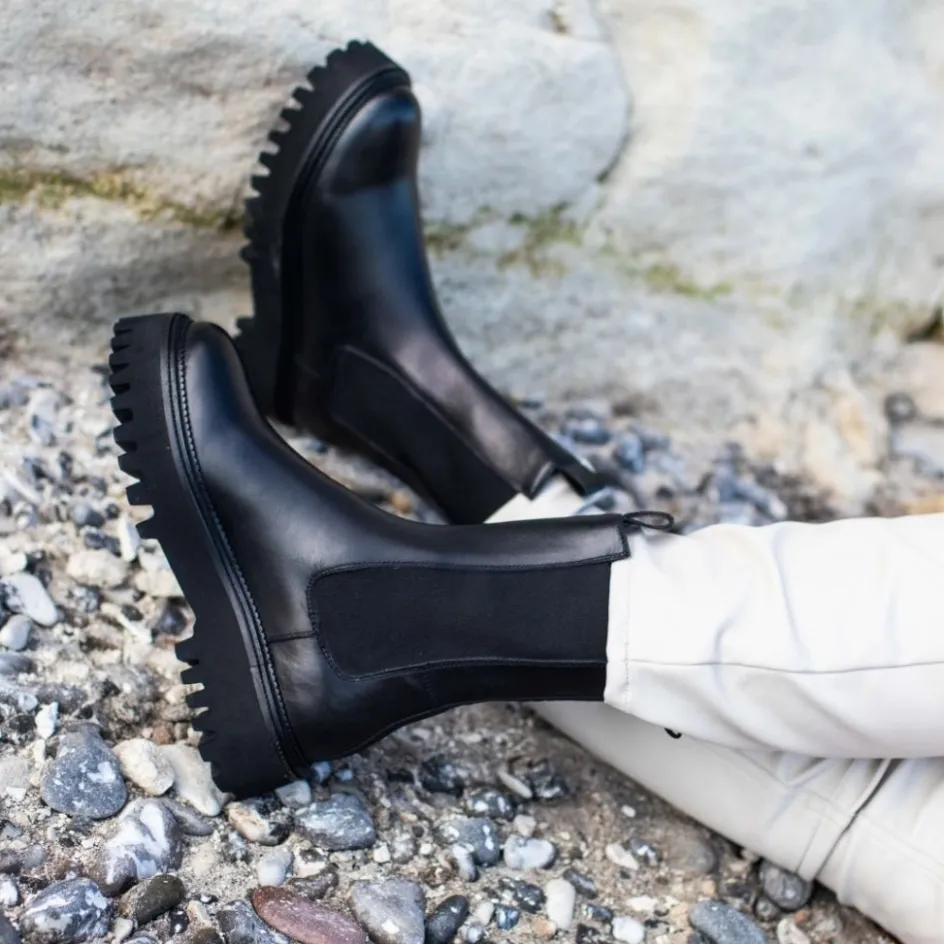 lemon_plain_color__black_4.webp Copenhagen Shoes Chelsea Boots | Ankelstøvler*LEMON (PLAIN COLOR) - Black Lemonplain color boot black