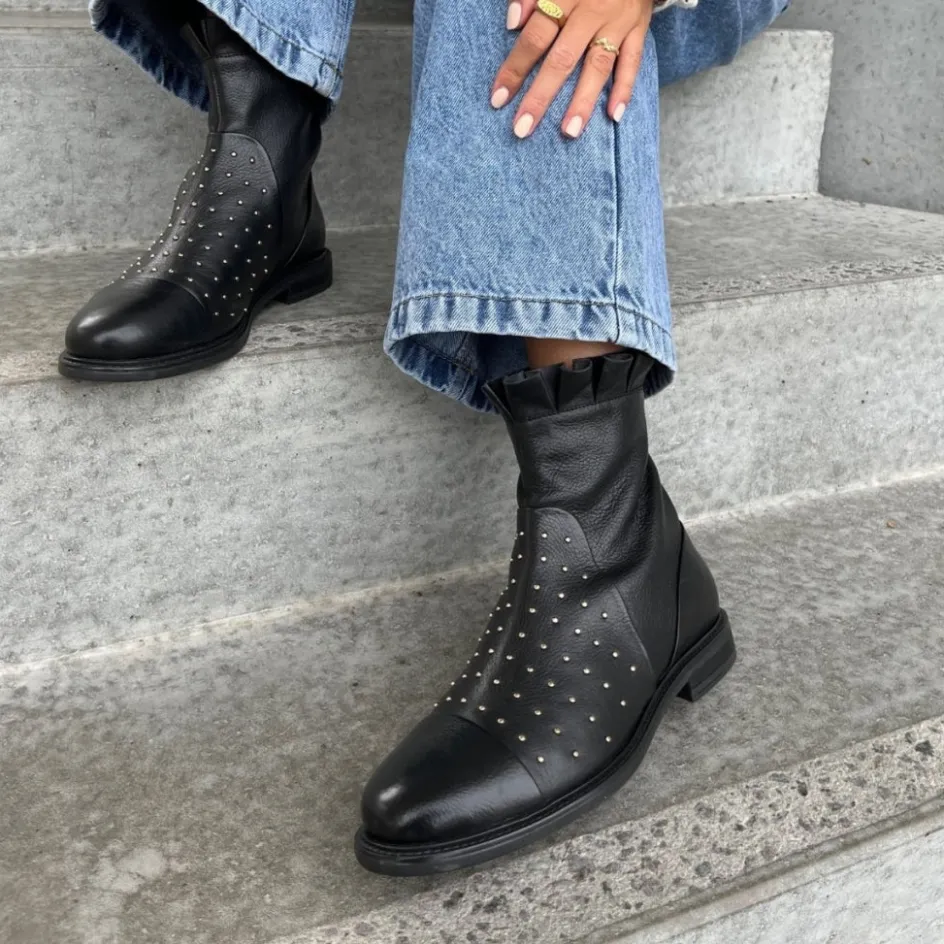 Copenhagen Shoes Ankelstøvler*LET'S GO WALKING - BLACK Letsgo walking stoevler black