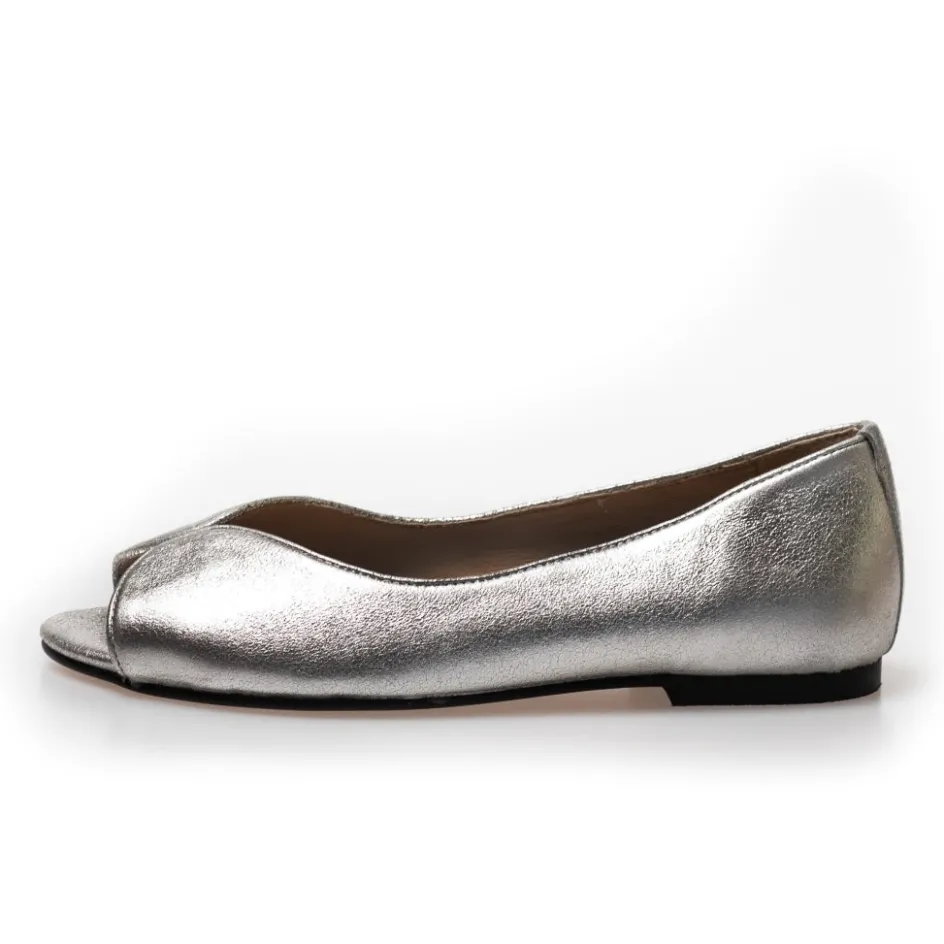 like_a_melody__metallic__white_gold_7.webp Copenhagen Shoes Ballerinasko*LIKE A MELODY - METALLIC - White gold