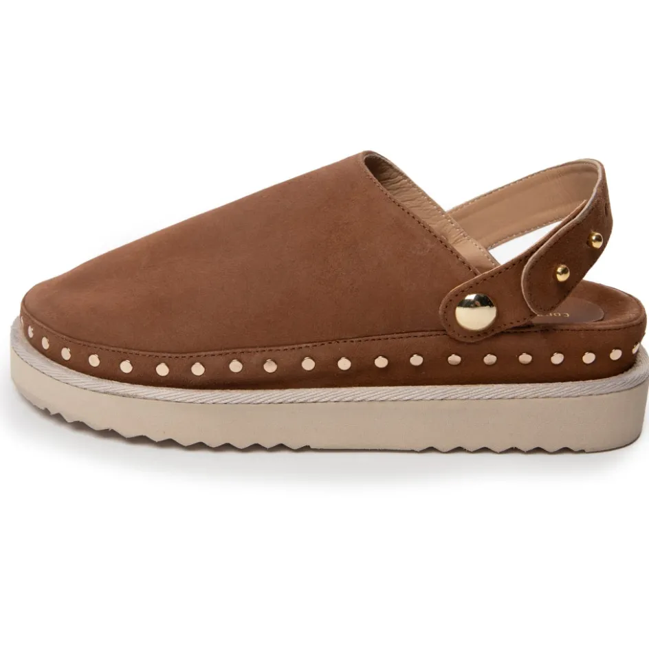 Copenhagen Shoes Mules · Slip Ins*LIVE AND SMILE - COGNAC - New cognac