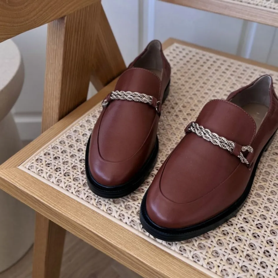 Copenhagen Shoes Loafers*LOVE AND WALK - - Cognac