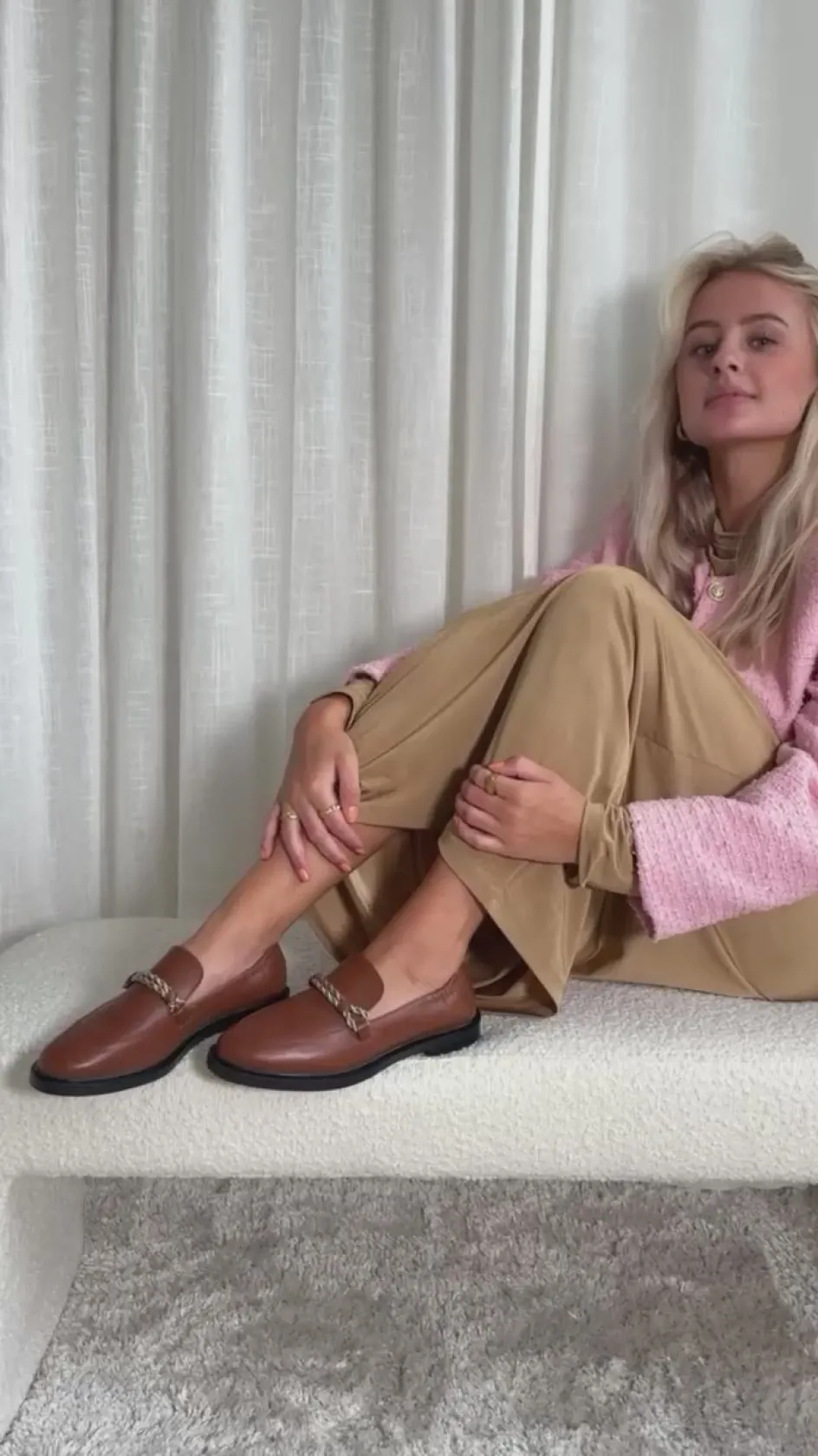 love_and_walk__cognac__cognac_4.webp Copenhagen Shoes Loafers*LOVE AND WALK - - Cognac