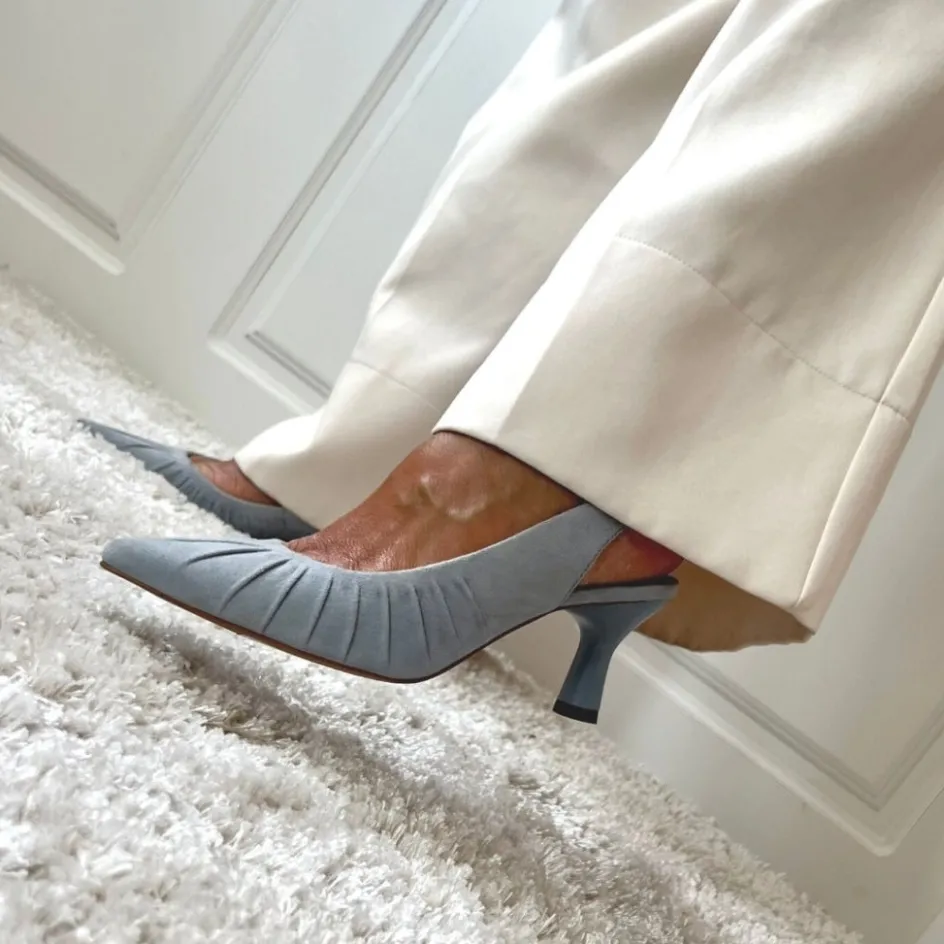 Copenhagen Shoes Stiletter*MAIC HEEL - BLUE FO G
