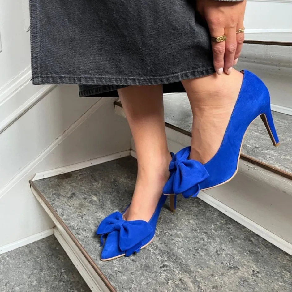 maite___electric_blue_4.webp Copenhagen Shoes Stiletter*MAITE 22 - ELECTRIC BLUE Maite22 heels electric blue