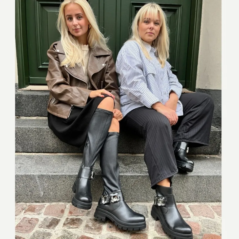 make_happy__black_13.webp Copenhagen Shoes Ankelstøvler*MAKE HAPPY - BLACK Makehappy boot black