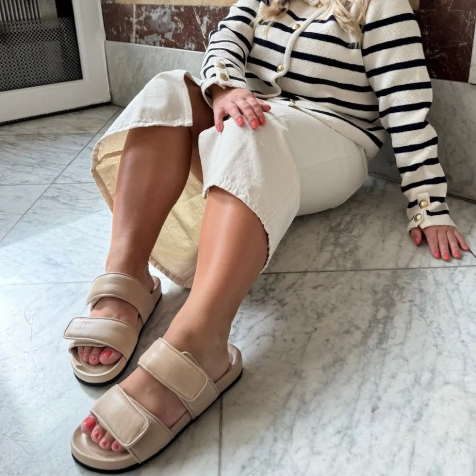 make_it_work__beige_9.webp Copenhagen Shoes Flade Sandaler*MAKE IT WORK - Beige
