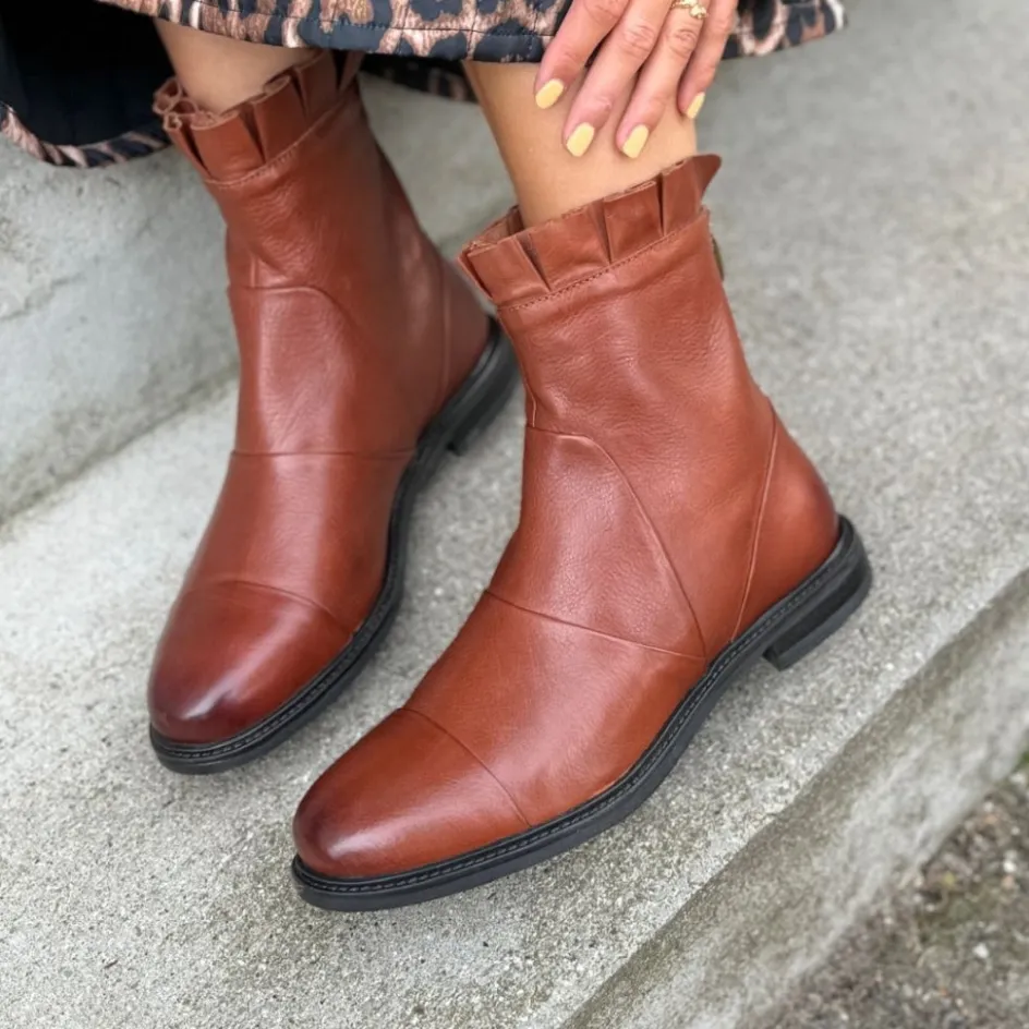 margaret__cognac_7.webp Copenhagen Shoes Ankelstøvler*MARGARET - COGNAC Margaretboot cognac