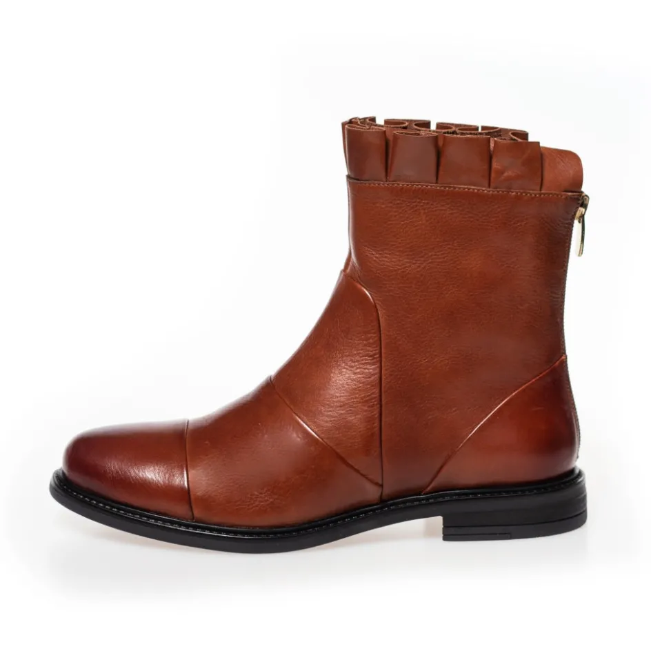margaret__cognac_8.webp Copenhagen Shoes Ankelstøvler*MARGARET - COGNAC Margaretboot cognac