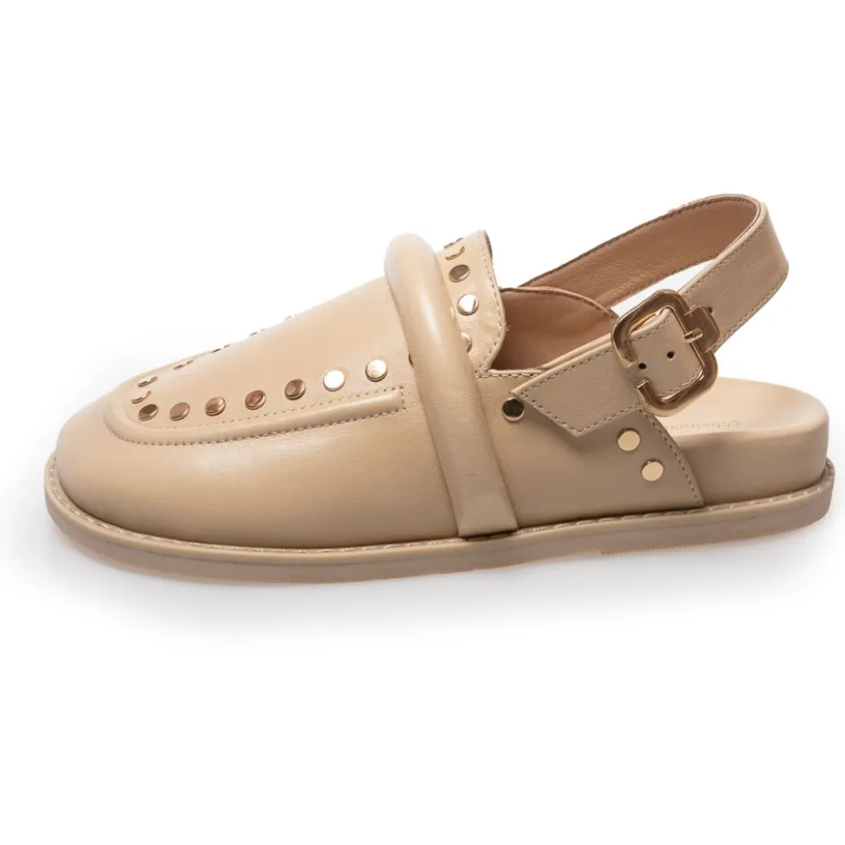 Copenhagen Shoes Mules · Slip Ins*MILLA SHOES LEATHER - Beige