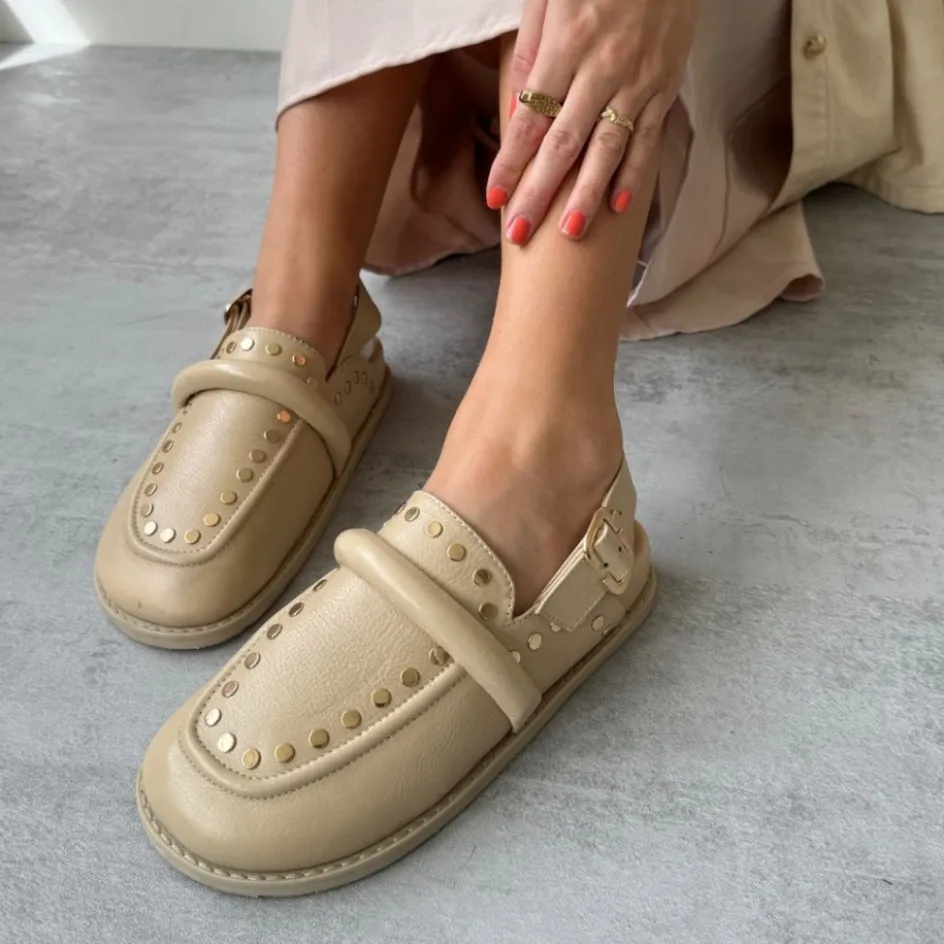 milla_shoes_leather__beige_5.webp Copenhagen Shoes Mules · Slip Ins*MILLA SHOES LEATHER - Beige