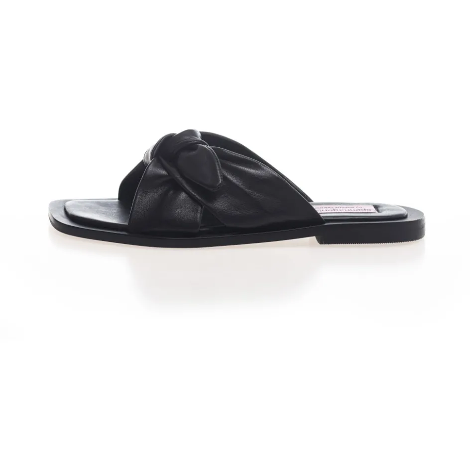 Copenhagen Shoes Flade Sandaler*MILLIONS IN BLACK LEATHER - BLACK Millionsin black leather sandal black