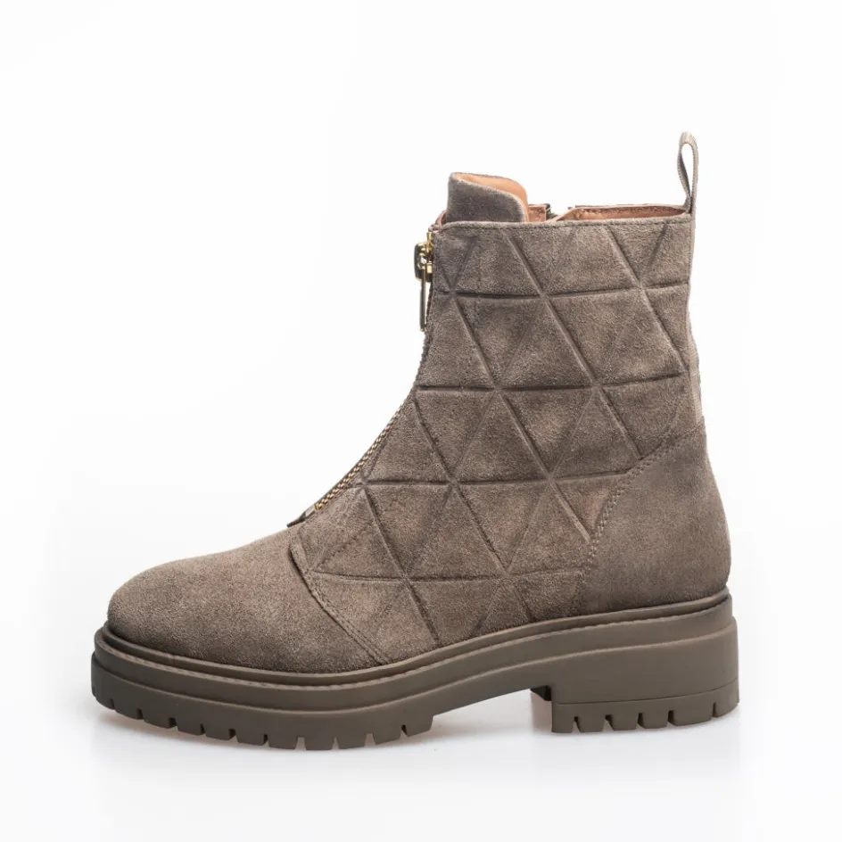 Copenhagen Shoes Ankelstøvler*MOONLIGHT SUEDE - DK TAUPE (ARMY) Moonlightsuede boot dk taupe army