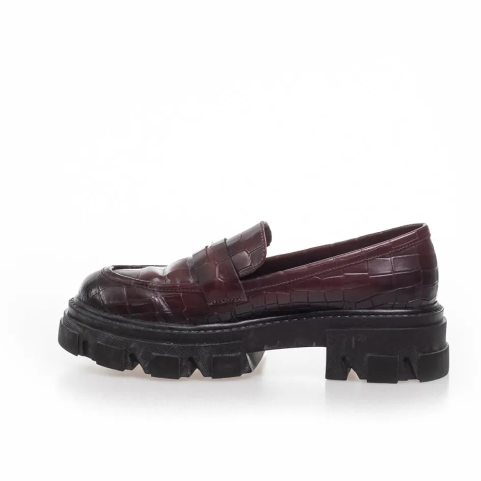 Copenhagen Shoes Loafers*MOVE ON - BORDEAUX Moveon loafer bordeaux