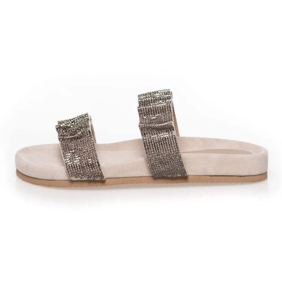 Copenhagen Shoes Flade Sandaler*MOVE WITH LOVE - Biscuit