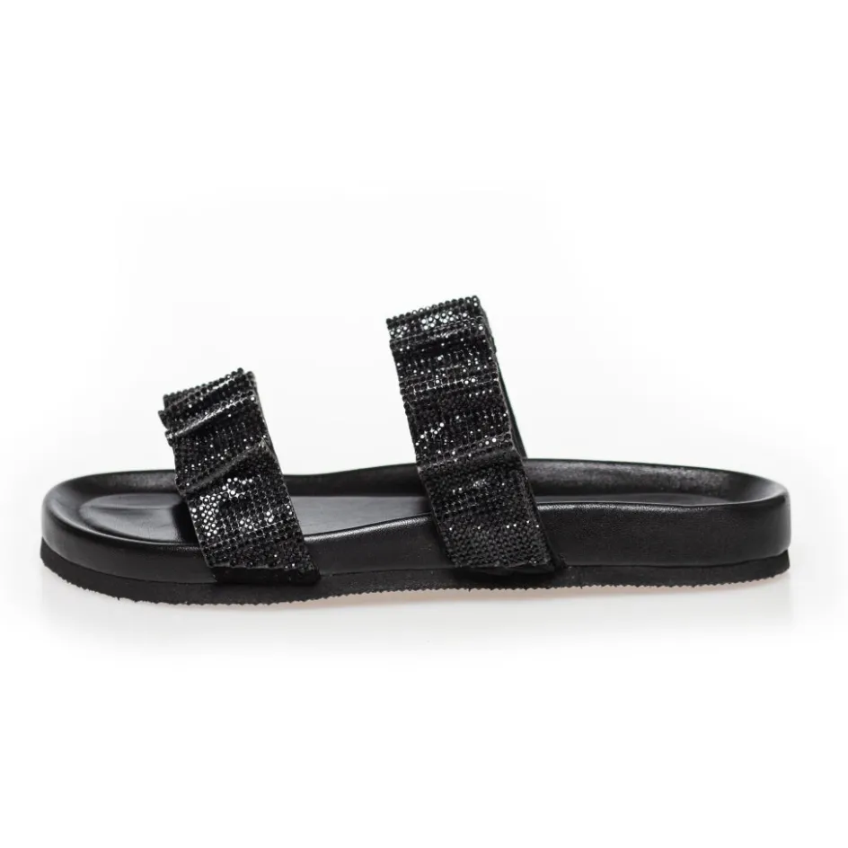 move_with_love__black_3.webp Copenhagen Shoes Flade Sandaler*MOVE WITH LOVE - Black
