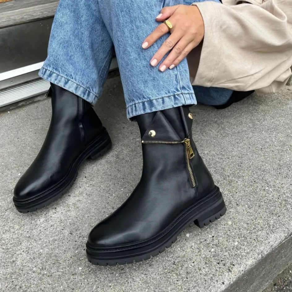 Copenhagen Shoes Ankelstøvler*MY BOOTS AND MORE 1 - BLACK Myboots and more 1 stoevler black