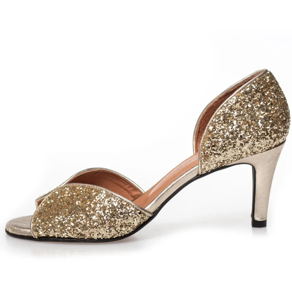 my_diamonds__gold_glitter_3.webp Copenhagen Shoes Sandaler Med Hæl | Stiletter*MY DIAMONDS - GOLD GLITTER Mydiamonds heels gold glitter
