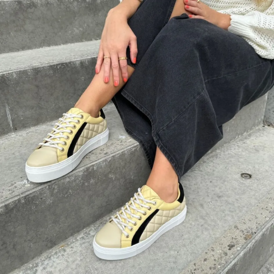 Copenhagen Shoes Sneakers*MY SNEAKS - BEIGE/BANANA Beige banana