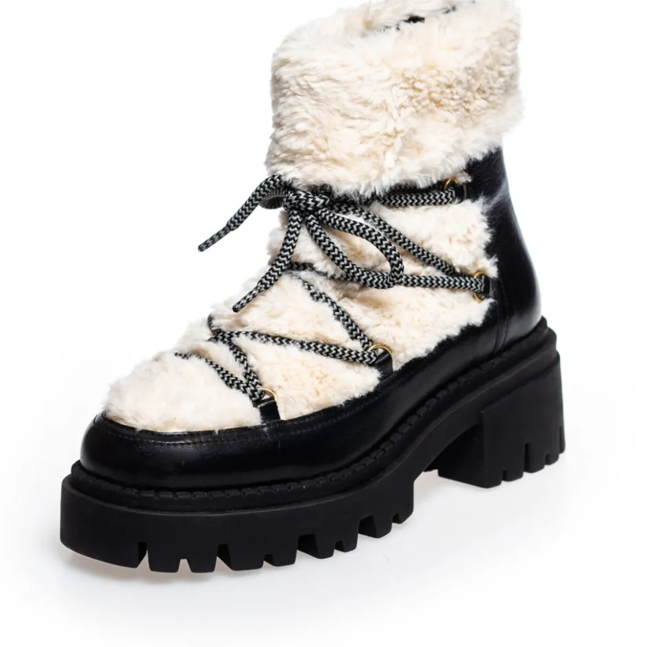 my_winter_boots__blackoff_white_4.webp Copenhagen Shoes Ankelstøvler*MY WINTER BOOTS - BLACK/OFF WHITE Mywinter boots boot black off white