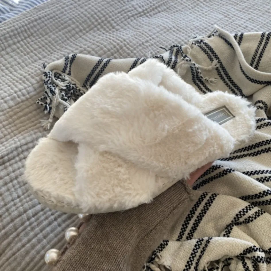 Copenhagen Shoes Hjemmesko*NEW ISABEL - OFF WHITE Newisabel homeslipper off white