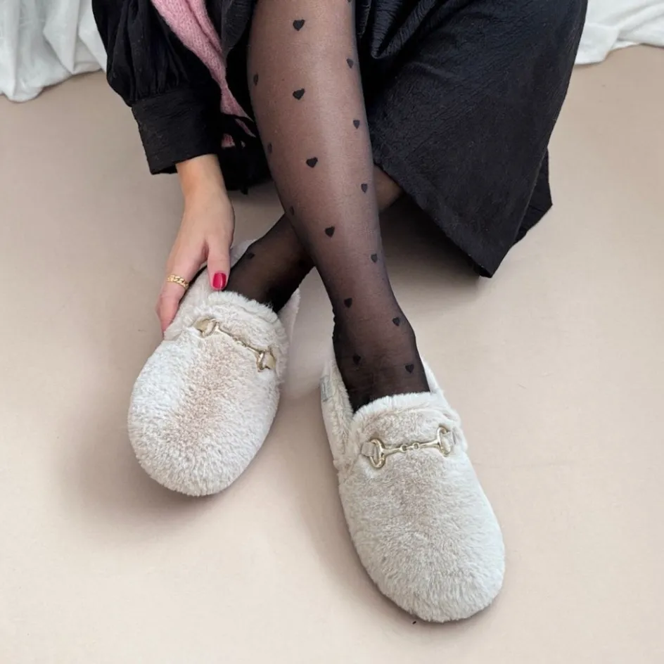 Copenhagen Shoes Hjemmesko*NEW MELANIA - Off. White Newmelania homeslipper off white