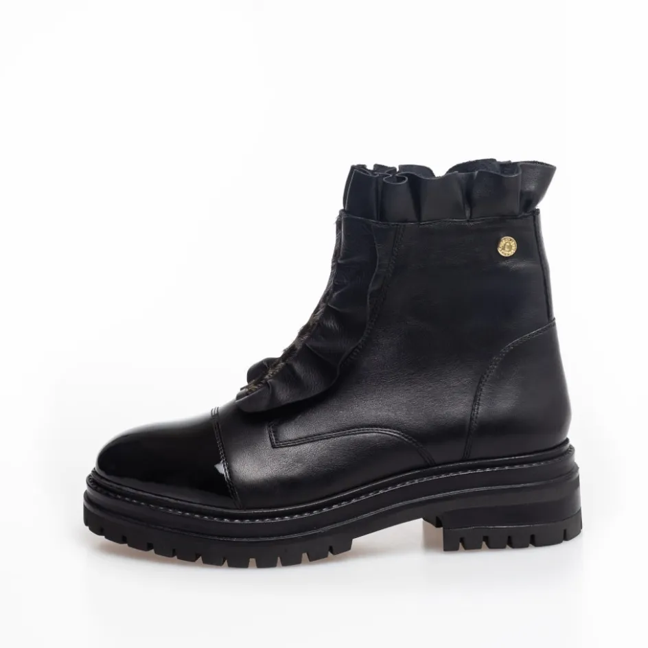 Copenhagen Shoes Ankelstøvler*NEW PRETTY 22 LEO - GREY/BLACK LEOPARD Newpretty 22 leo boot grey black leopard