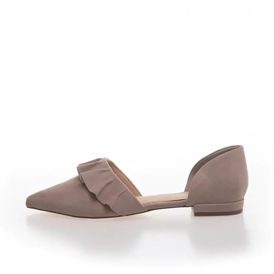 Copenhagen Shoes Ballerinasko*NEW ROMANCE 23 - SUEDE - Beige