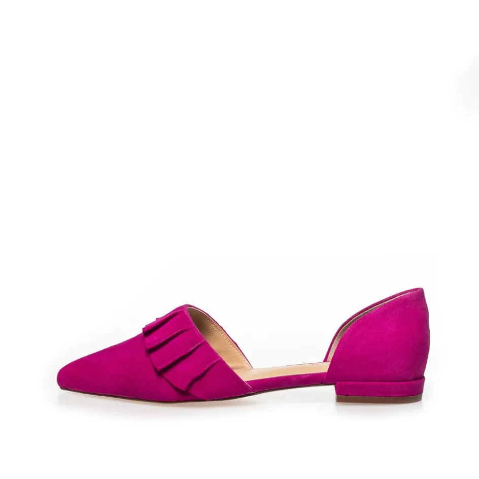 Copenhagen Shoes Ballerinasko*NEW ROMANCE 23 - SUEDE - Pink