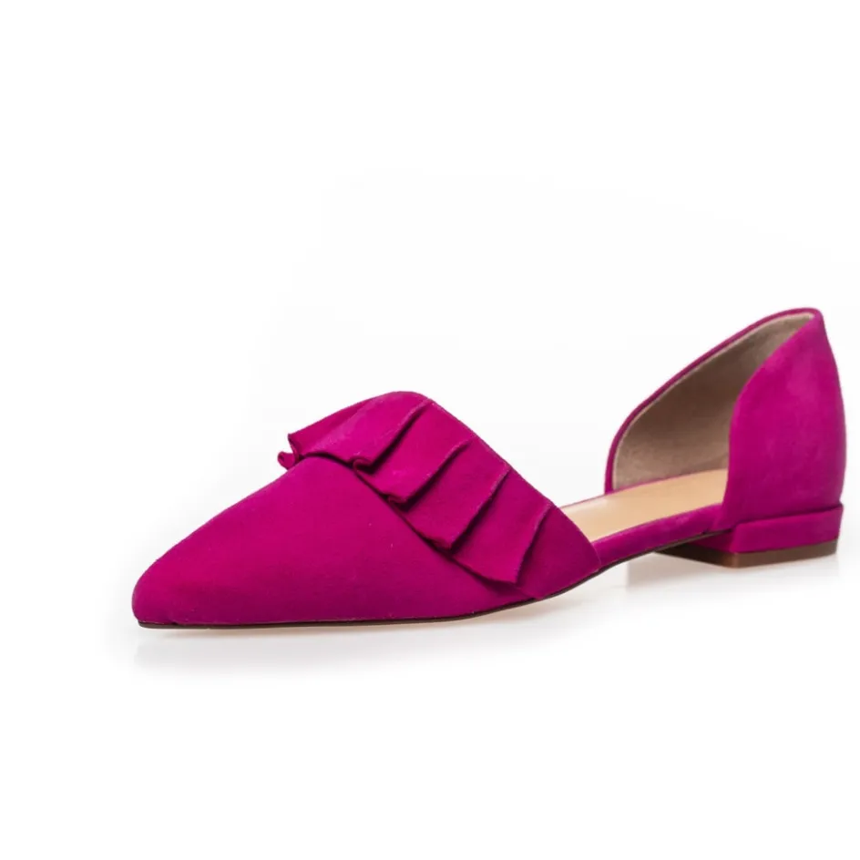 new_romance___suede__pink_2.webp Copenhagen Shoes Ballerinasko*NEW ROMANCE 23 - SUEDE - Pink