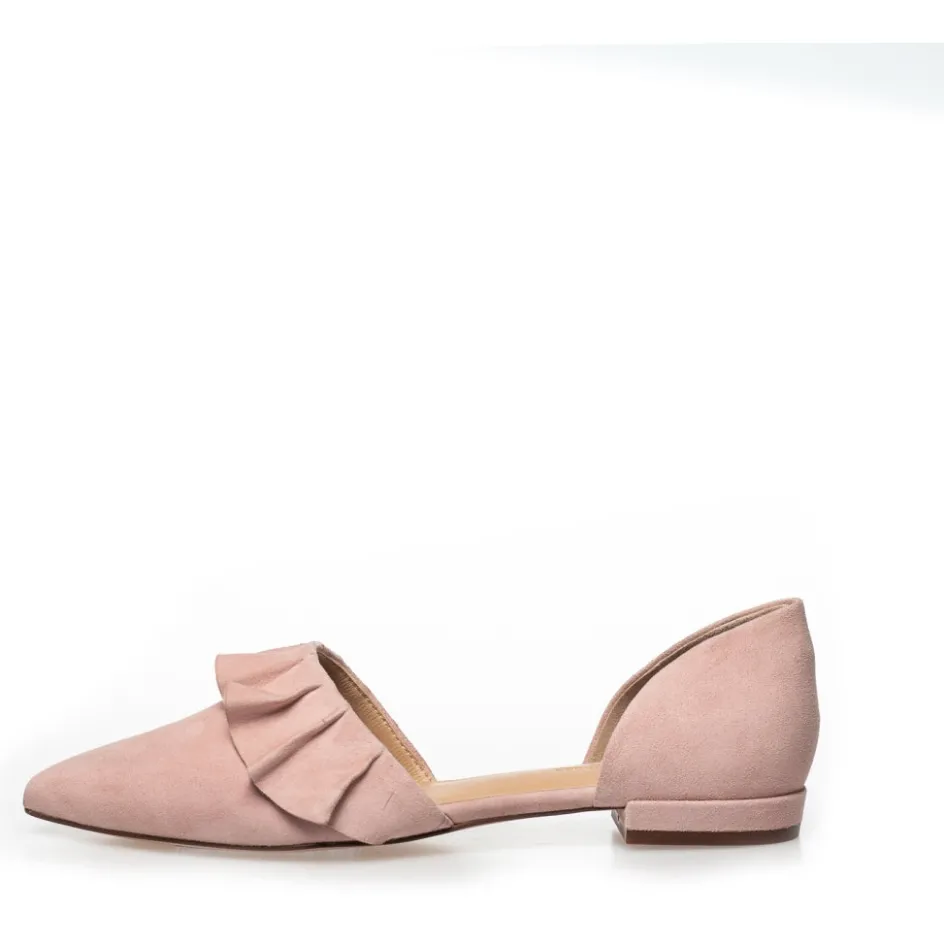 new_romance___suede__rosa_2.webp Copenhagen Shoes Ballerinasko*NEW ROMANCE 23 - SUEDE - Rosa