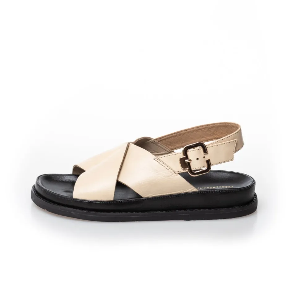 Copenhagen Shoes Flade Sandaler*NEW STRONGER - BEIGE Newstronger sandal beige