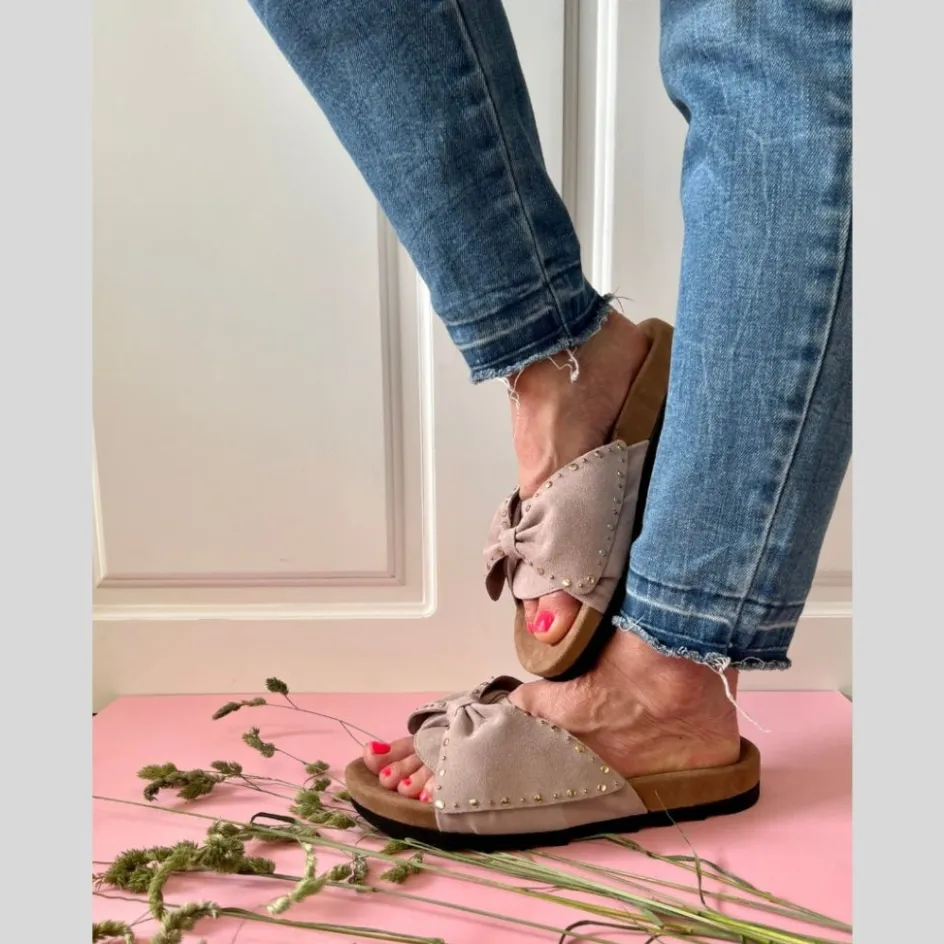 Copenhagen Shoes Flade Sandaler*NOVA Studs - Nude