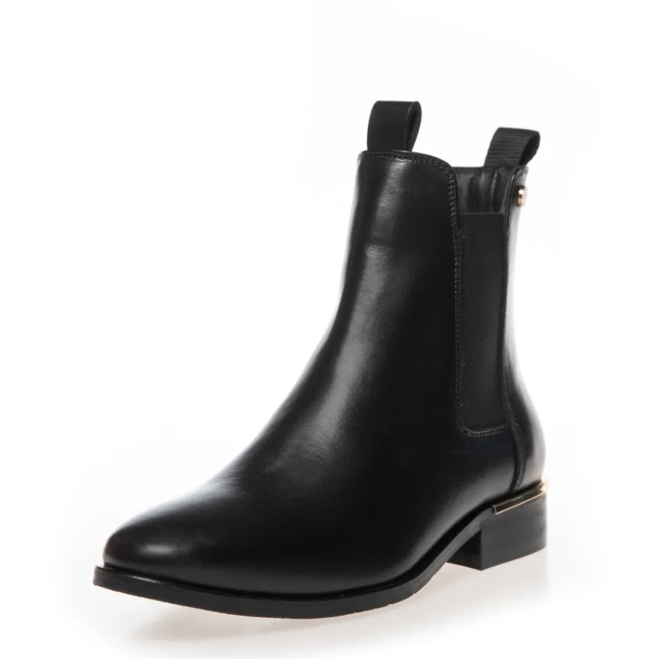 ollie_chelsea__black_without_gold_2.webp Copenhagen Shoes Ankelstøvler*OLLIE CHELSEA - Black (without Gold) Olliechelsea boot black without gold