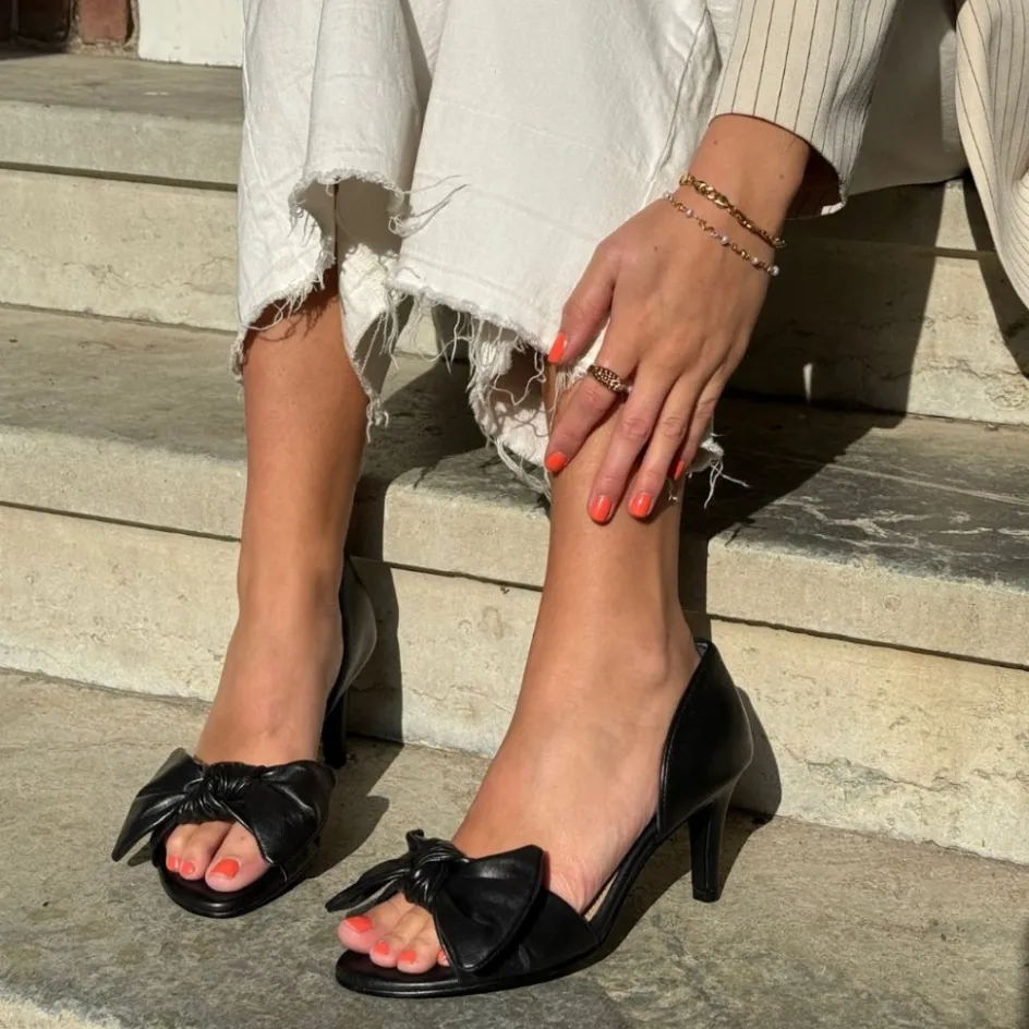 paris_lovers__black_7.webp Copenhagen Shoes Sandaler Med Hæl | Stiletter*PARIS LOVERS - Black
