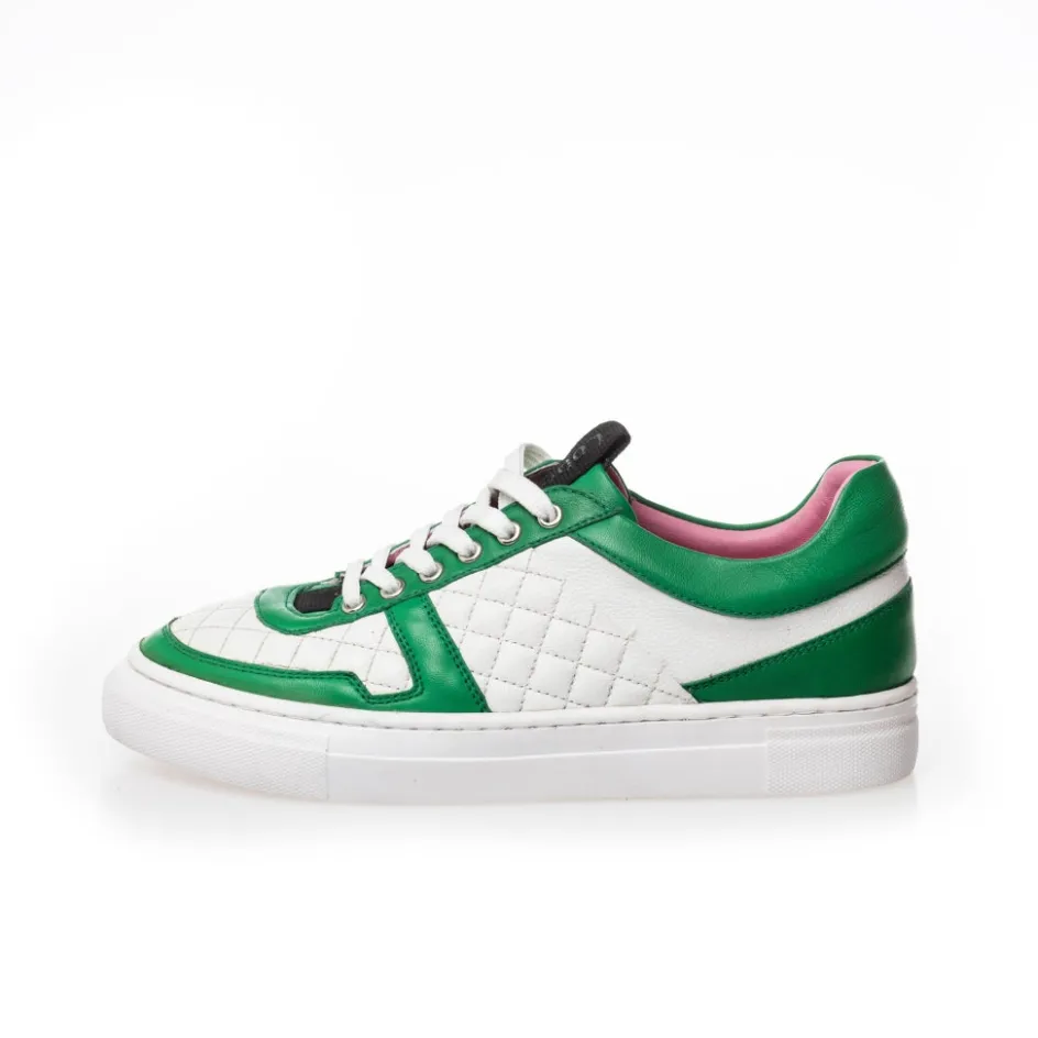 Copenhagen Shoes Sneakers*PARIS WALK - GREEN/WHITE Green white