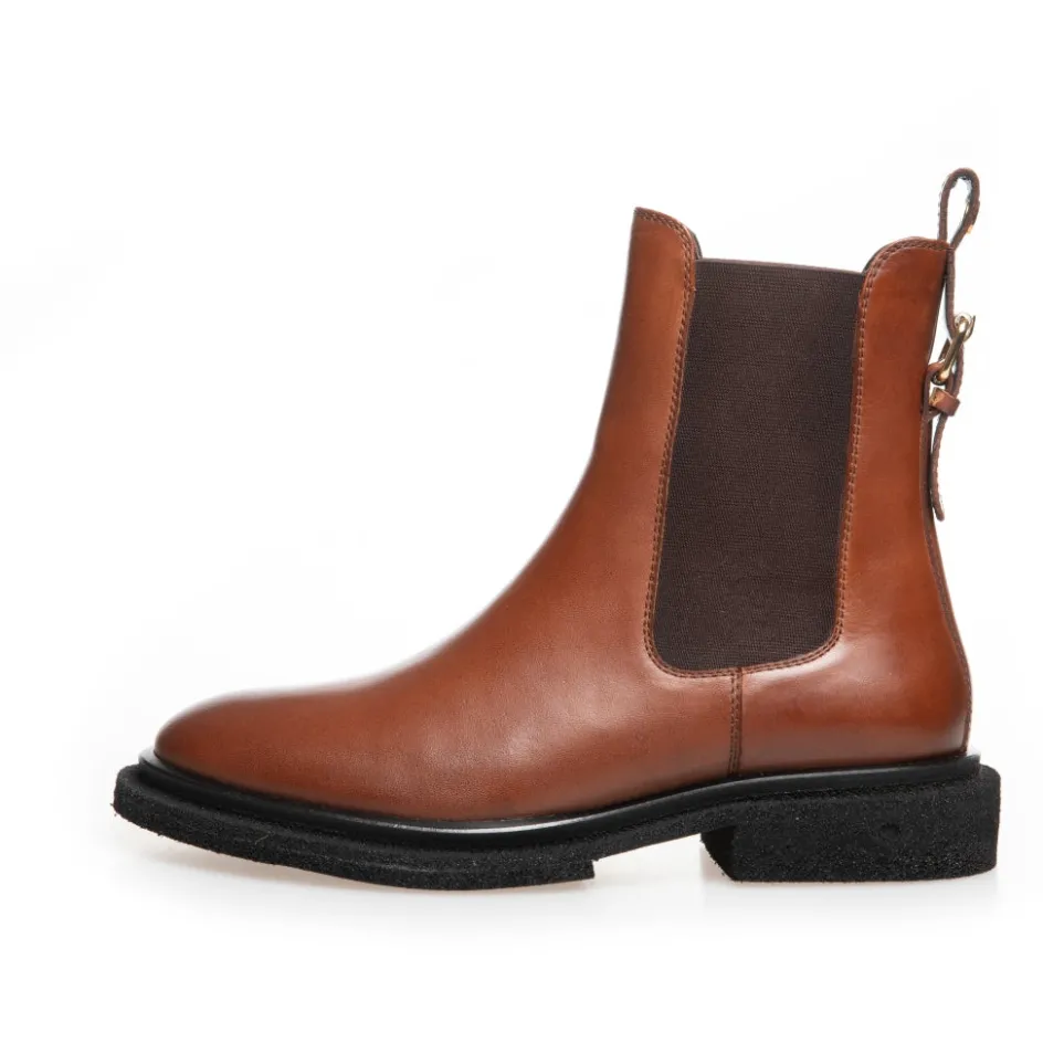 Copenhagen Shoes Chelsea Boots | Ankelstøvler*PASSION OF LOVE - COGNAC Passionof love stoevler cognac