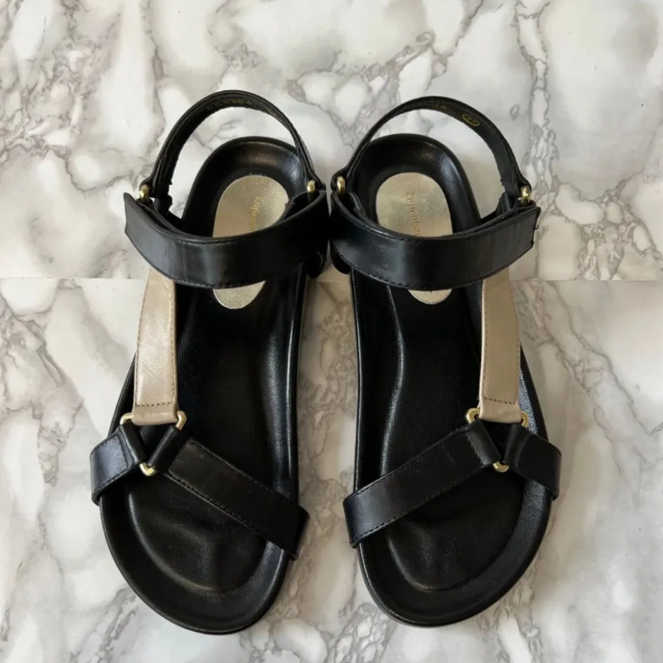 peace_multi__black_multi_4.webp Copenhagen Shoes Flade Sandaler*PEACE Multi - Black Multi Peacemulti sandal black multi