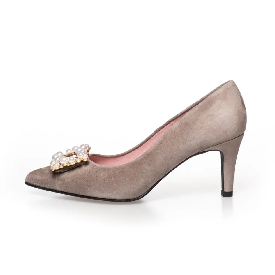 Copenhagen Shoes Stiletter*PEARLS AND DIAMONDS - BEIGE (TOPO) Pearlsand diamonds heels beige topo