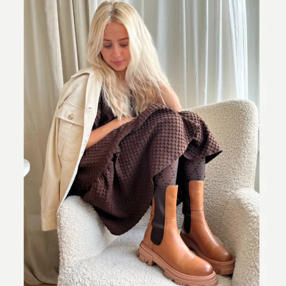 penny_girl__light_brown_4.webp Copenhagen Shoes Chelsea Boots | Ankelstøvler*PENNY GIRL - Light Brown Pennygirl boot light brown