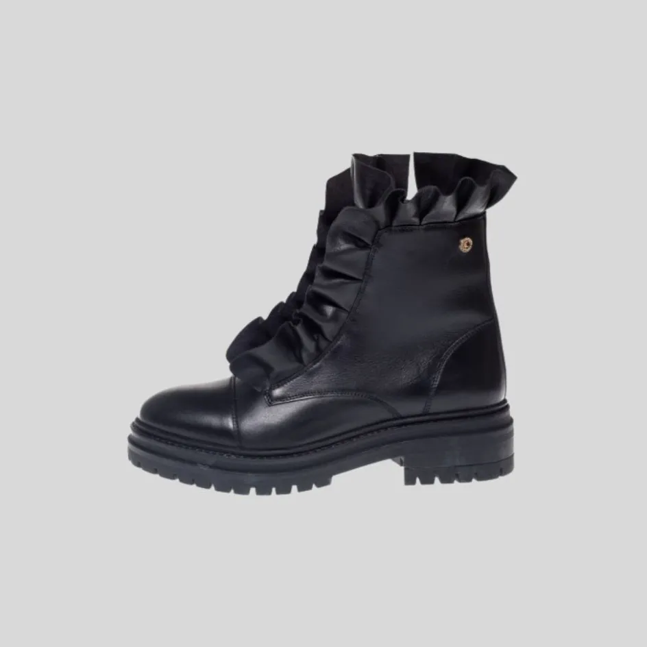Copenhagen Shoes Ankelstøvler*PRETTY 22 Copenhagenshoes By Josefine Valentin - Black Patent Pretty22 copenhagenshoes by josefine valentin boot black patent