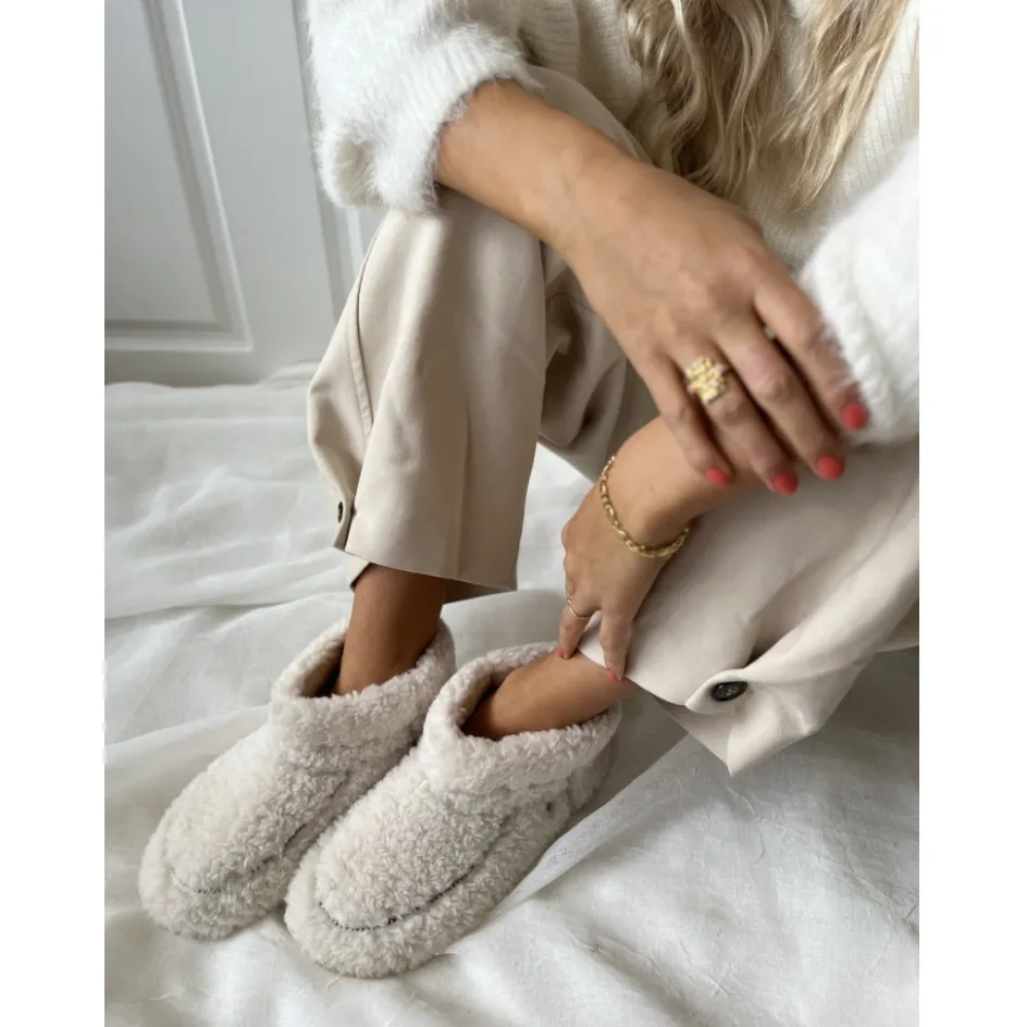 Copenhagen Shoes Hjemmesko*PRIVACY OFF WHITE - OFF WHITE (CRUDO) Privacyoff white homeslipper off white crudo