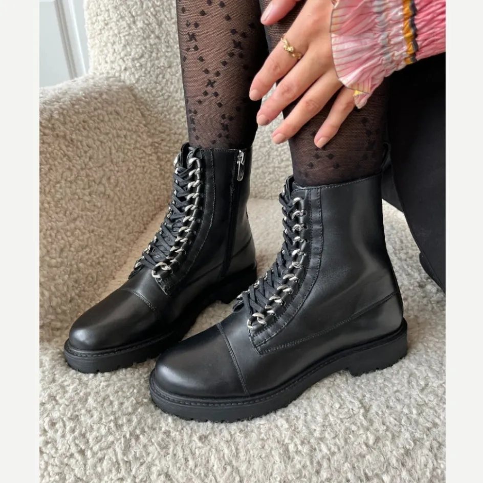 Copenhagen Shoes Ankelstøvler*ROCK 22 - BLACK Rock22 boot black
